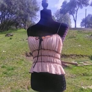 Forever 21 Pink Ruffled Women's Top